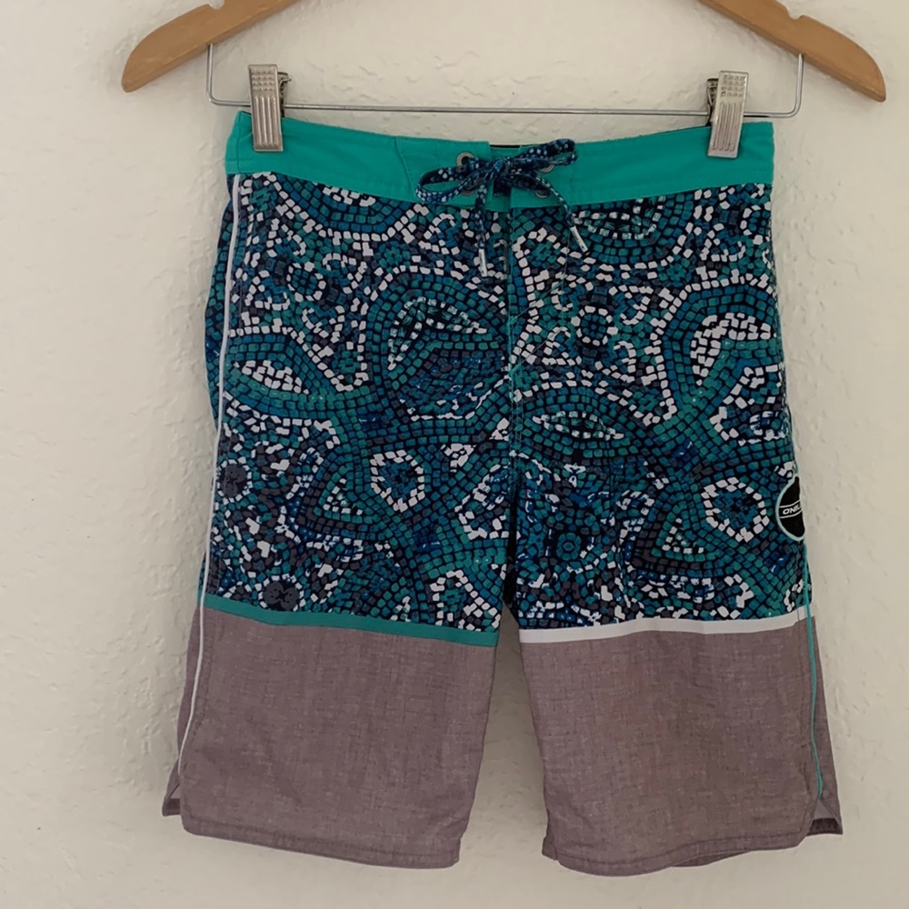 O'neill Boardshorts Hyperfreak Summer Breathable Size 24 Boys Teens
